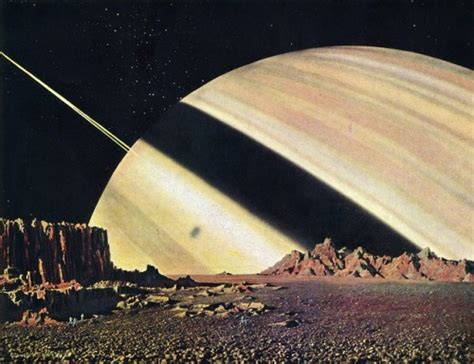 Saturn As Seen From Titan Tumblr