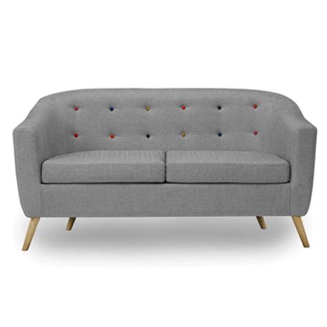 Hudson Grey Sofa Grey Sofa Grey 2 Seater Sofa
