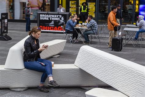 New 3d Printed Crash Proof Benches Debut In Times Square Tech