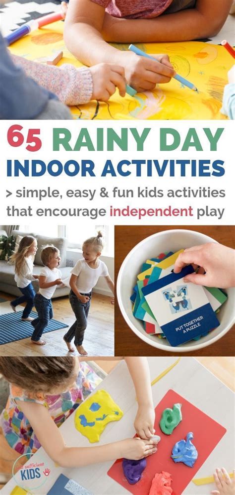 65 Fun Indoor Activities For Kids To Do On A Rainy Day Indoor