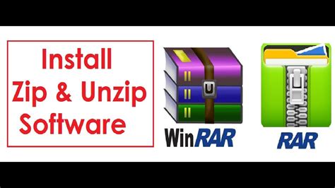 How To Install Zip And Unzip Software For Windows 7 8 10 Youtube