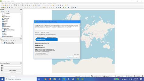 Qgis How To Set Crs On Openstreetmap V Geographic Information