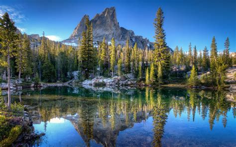 535756 Blue Clouds Colorful Evening Hdr Lake Landscape Nature