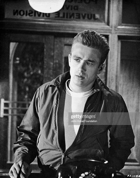 American Actor James Dean Enters The Juvenile Division Of The Police
