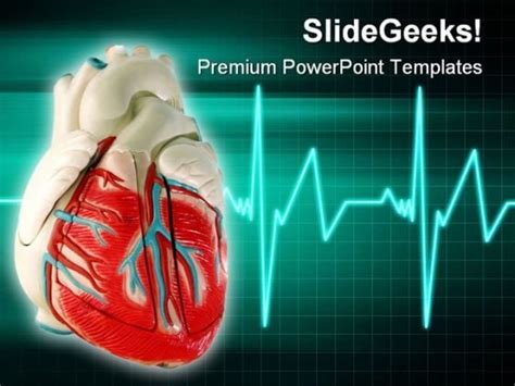 Healthy Heart Medical Powerpoint Template 0610 Powerpoint Templates