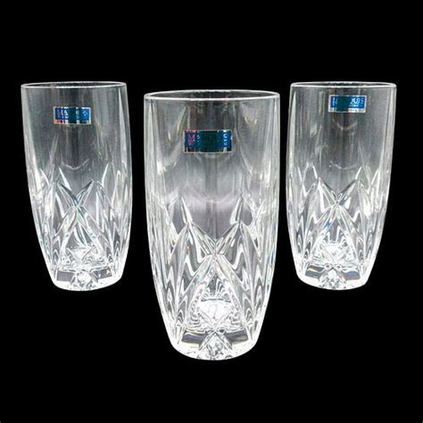 3pc marquis by waterford crystal highball glasses brookside sold at auction on 30th october