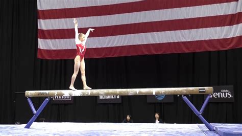 Madison Kocian Balance Beam 2016 Pandg Gymnastics Championships Sr