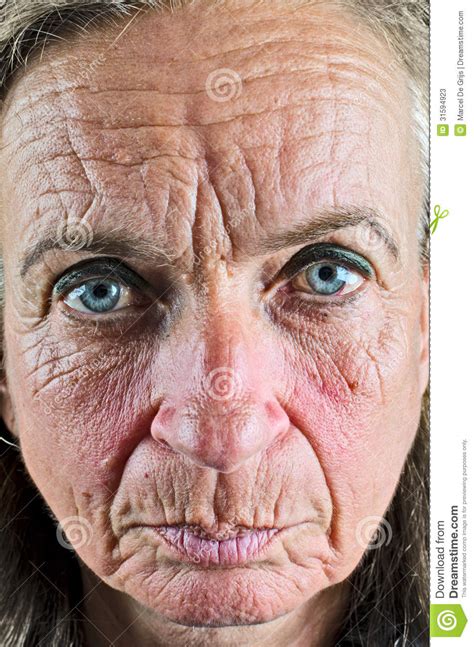 Old Woman Closeup Stock Image Image Of Grandmother