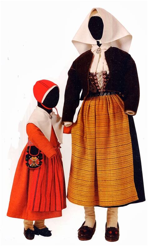 Costume And Embroidery Of Leksand Dalarna Sweden Historical Clothing Traditional Fashion