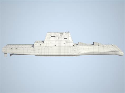 Share your experiences with wargaming and military modeling. USS Zumwalt DDG-1000 3D Model