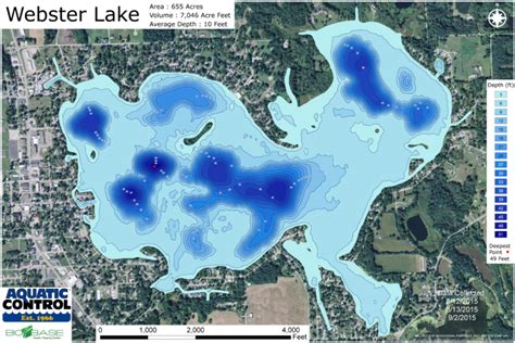 Grand Lake St Marys Depth Map Maps For You