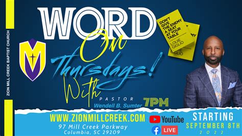 New Bible Study Series Zion Mill Creek Baptist Church