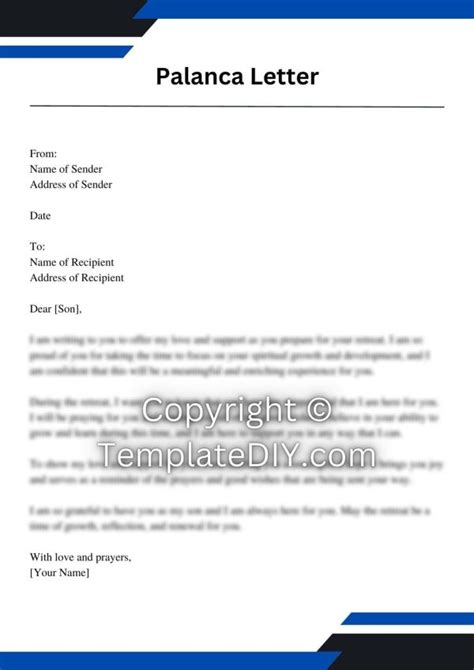 Palanca Letter For Son Retreat Sample In Pdf And Word