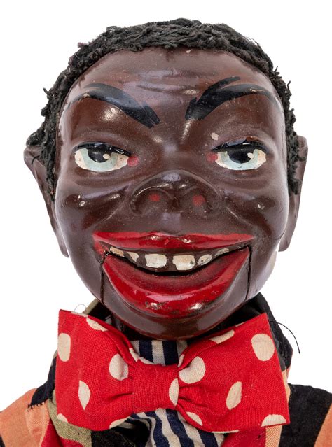 Lot Detail Black Americana Ventriloquist Hand Puppet With Articulated