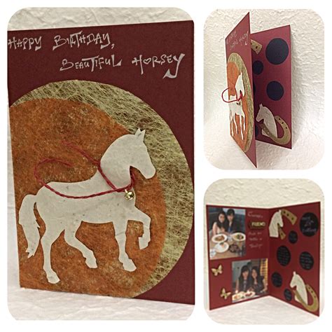 Thank you, hello, or i love you, custom greeting cards are thoughtful gifts that are always the perfect way to. Year of Horse, 24th Birthday Card for a dear friend | Handmade birthday cards, Birthday cards ...