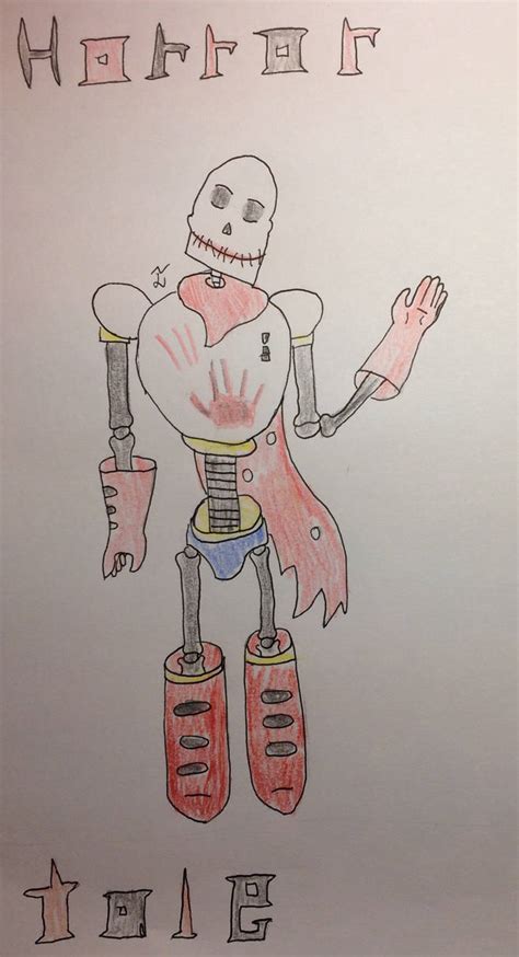 Horrortale Papyrus By Spiritwing44 On Deviantart
