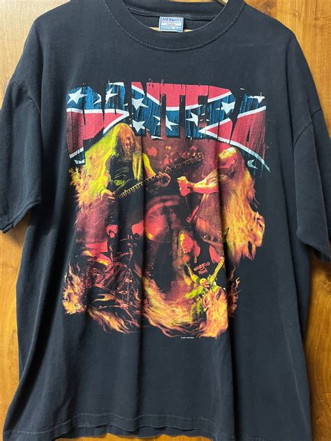 2001 Pantera Band T Shirt Sz Xl Etsy