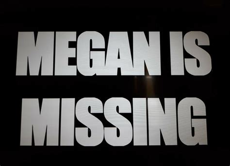 Megan Is Missing 2011 Rare Horror Graphic Drama Convention Etsy
