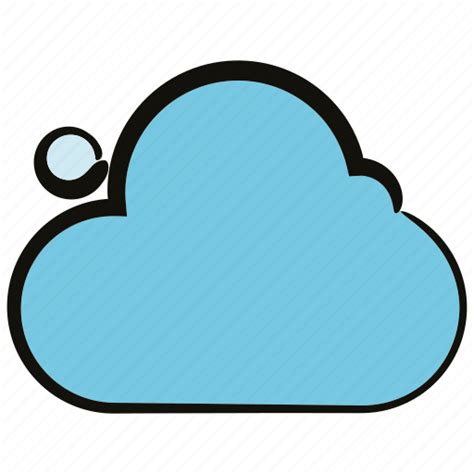 Bubble Cloud Sky Icon