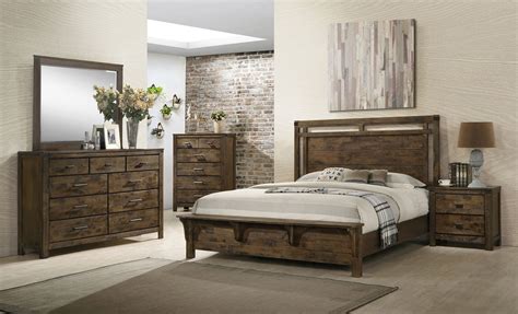 Popular picks in bedroom furniture. Curtis Bedroom Set W/ Bench Footboard Crown Mark Furniture ...