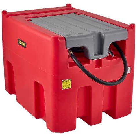 Vevor Portable Diesel Tank 116 Gallon Capacity And 10 Gpm Flow Rate