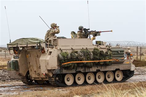 Danish M113 During A Mission Rehearsal Exercise Prior To Deployment To