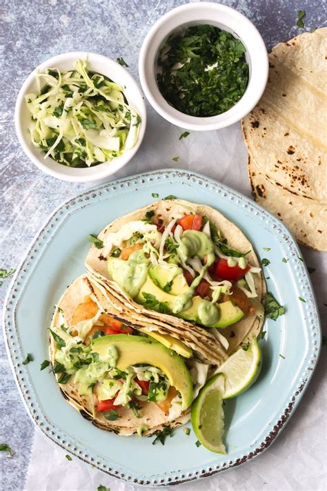 Baja Fish Tacos With Avocado Crema Cooking For My Soul Recipe