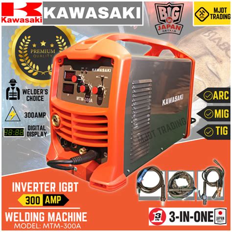 KAWASAKI JAPAN HIGH QUALITY 3IN1 INVERTER WELDING MACHINE 300AMP ARC