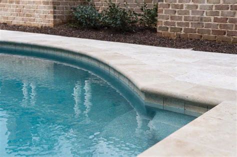 Travertine Pool Coping — South County Rockery