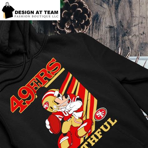 Mickey Mouse San Francisco 49ers Faithful Slogan Shirt Hoodie Sweater