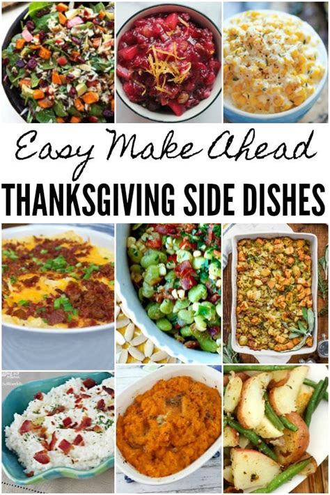 The Best Ideas For Make Ahead Side Dishes Best Recipes Ideas And