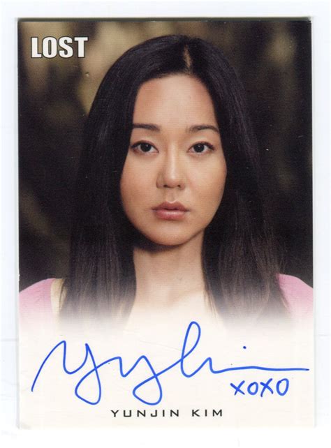 Lost Seasons 1 5 Yunjin Kim As Sun Hwa Kwon Autograph Card —