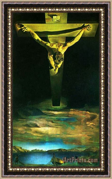 Salvador Dali Christ Of St John Of The Cross 1951 Framed Print For Sale