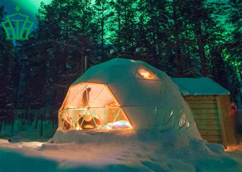 Using a wood burning stove inside your tent is a great way to stay warm and dry during winter camping expeditions. 6m diameter tourist cabins dome tent with wood stove and ...