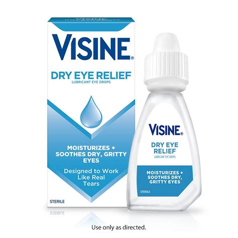 Visine Visine Dry Eye Relief Lubricating Eye Drops For Dry Eyes