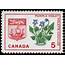 Purple Violet New Brunswick  Canada Postage Stamp Floral Emblems