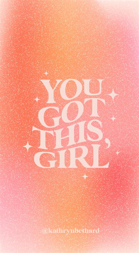 you got this girl affirmation in 2021 aura colors inspirational quotes positive quotes
