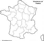 France Blank Printable map with Provinces, royalty free, clip art ...
