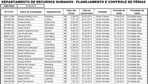 Planilha De Férias Cálculo De Férias Modelo De Recibo Excel Grátis