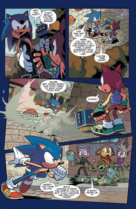 Sonic Idw 1 Preview 4 Sonic Idw 1 Preview Gallery Sonic Scanf