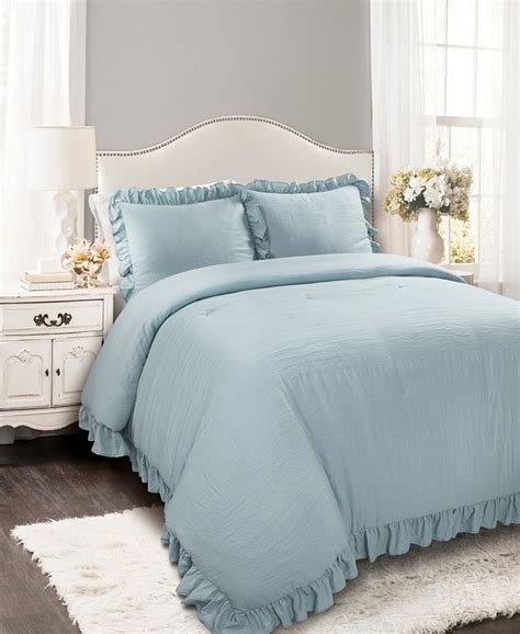 Lush Décor Reyna 3 Pc Fullqueen Comforter Set And Reviews Comforter