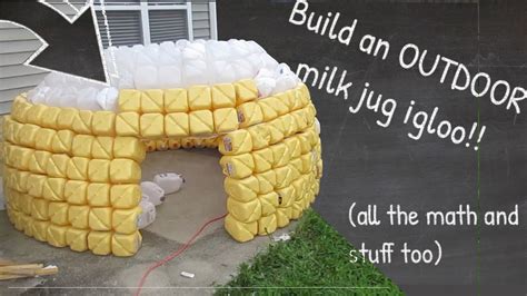 Diy Milk Jug Igloo Outside Instructions Youtube