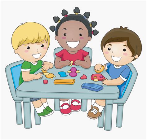 Preschool Clipart Snack Kid Play Doh Clipart Hd Png Download Kindpng