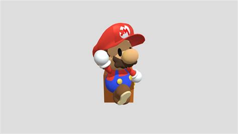 Paper Mario 2 Block Jump Download Free 3d Model By Yakkoandwakko
