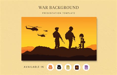 War Background Presentation In Illustrator Jpeg Eps Png Svg