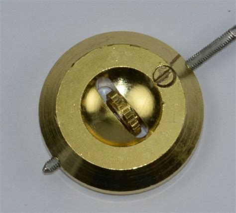 French Clock Pendulum Bob Brass With Steel Rod 32mm Regulating Etsy