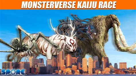 Monsterverse Kaiju Tournament Race SPORE YouTube