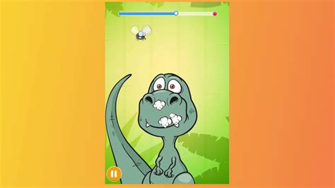 Playing Dinosaur Games Flies Playing Cool Games For Kids Dinosaur