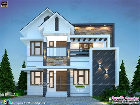 4 Bedrooms 2050 Sq Ft Modern Home Design Kerala Home Design And