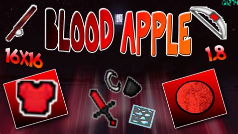 Blood Apple Pack 16x16 Minecraft Texture Pack